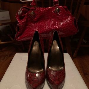 Purse and heels combo!